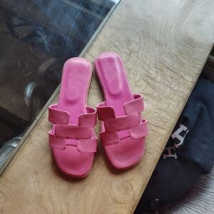 Pink Women's Slide Sandals
